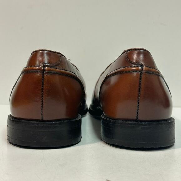 EXCELLENT Cole Haan Whiskey Full Strap Penny Loafer Made in Maine USA 13 D - Picture 6 of 12